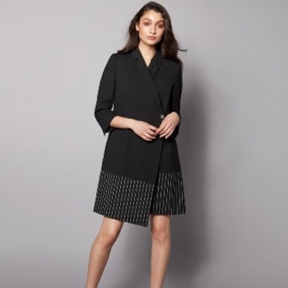 Grayes Jackets & Blazers - Grayes Wool Blazer Dress w/ Flare - Size 4 US